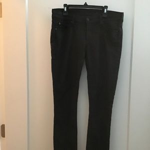 Waxed coated seven jeans